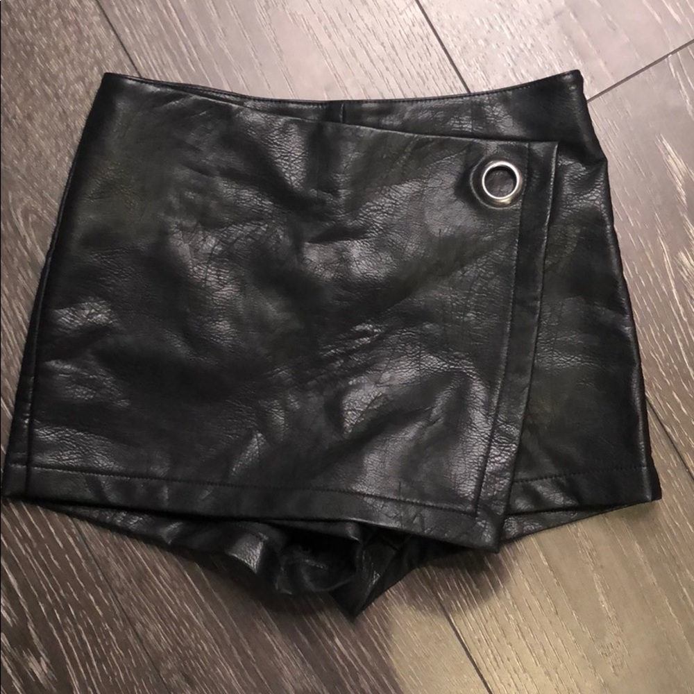 Pleather Forever 21 Skort